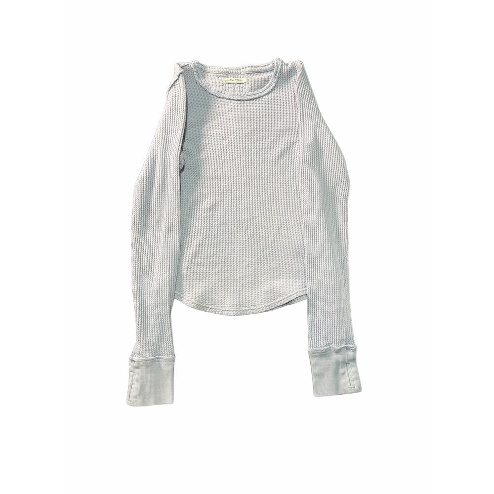 Women’s free people waffle knit long sleeve
